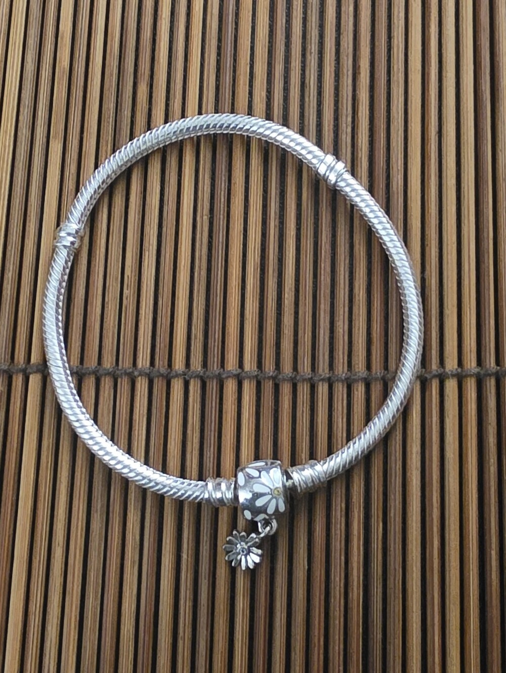 925 Silver Pandora Daisy Charm Bracelet